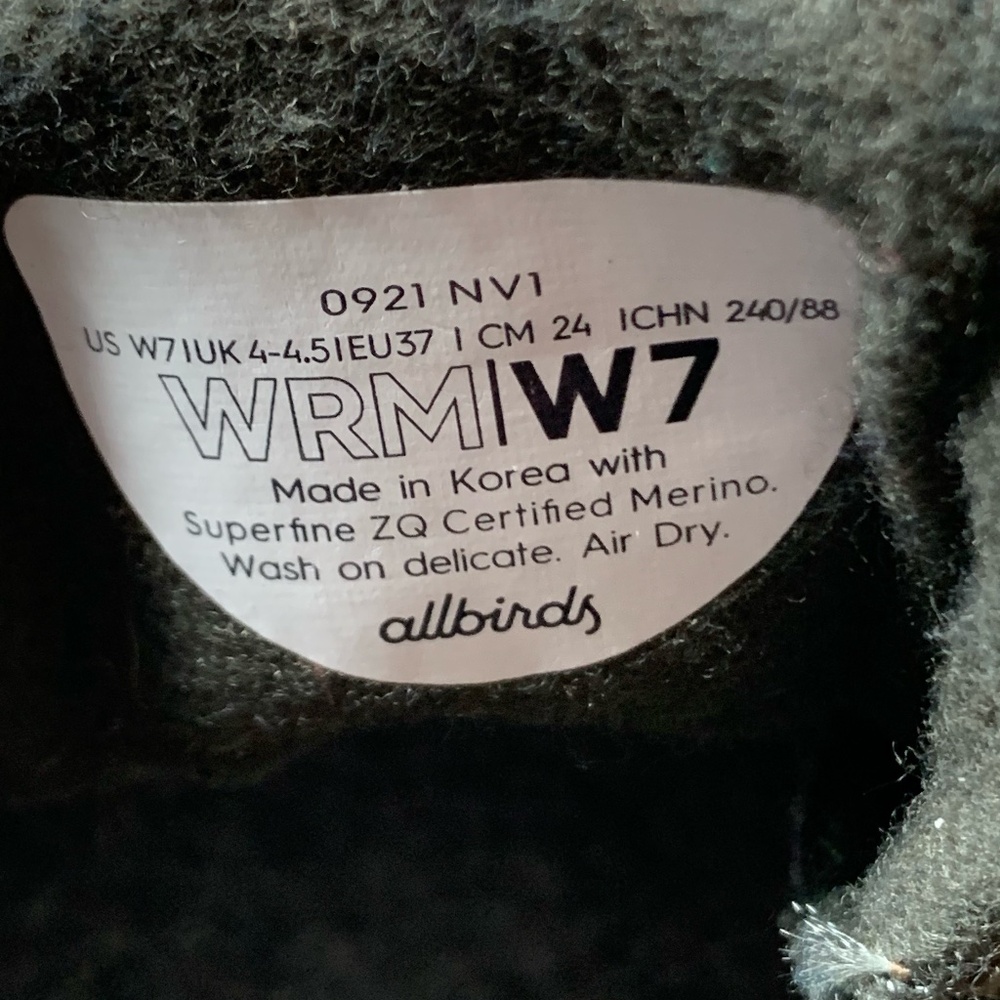 albirds 'Wool Runner Mizzles' sneakers in gray/rust color - Picture 9 of 9